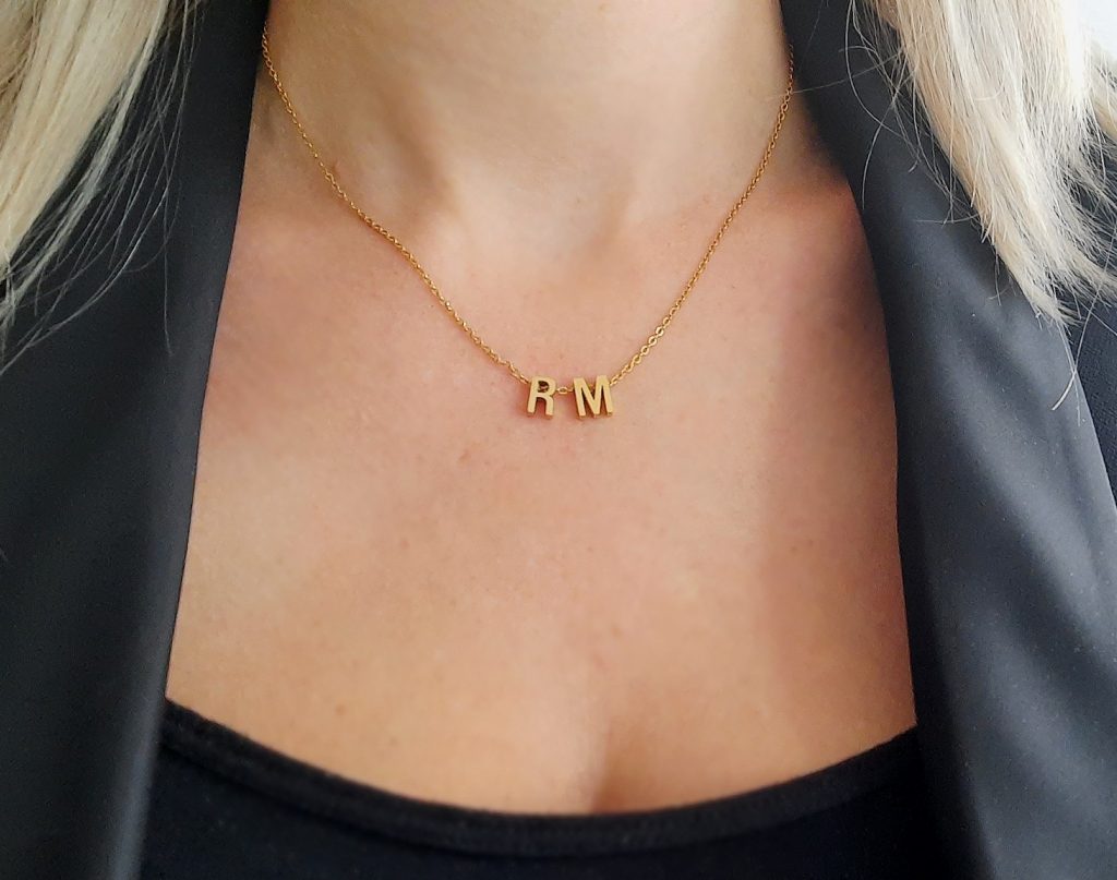 Ketting Met Initialen - Custom Made By Mila Sieraden Webshop